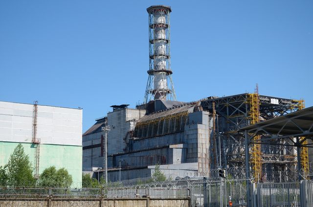 Chernobyl nuclear meltdown in Ukraine
