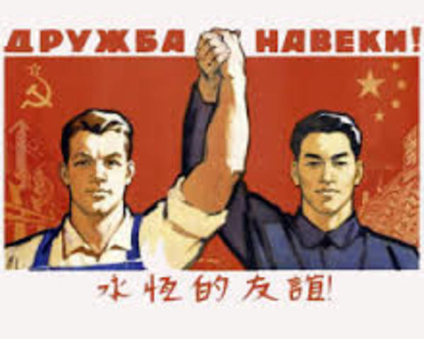 Soviets Sign Friendship policy with China