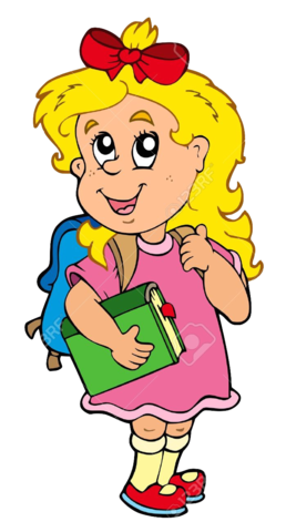 Laura fue a la escuela