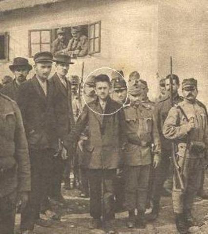 Gavrilo Princip is arrested