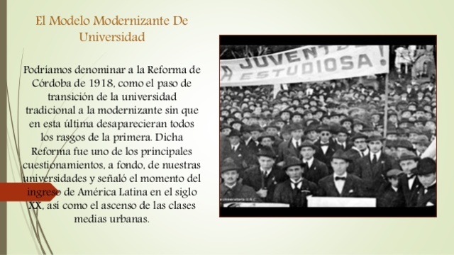 El Modelo Modernizante