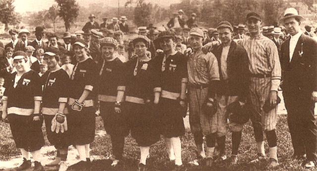 The First Women's Baseball Team
