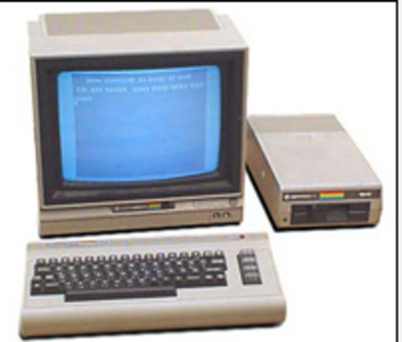 Early publicity still for the Commodore 64