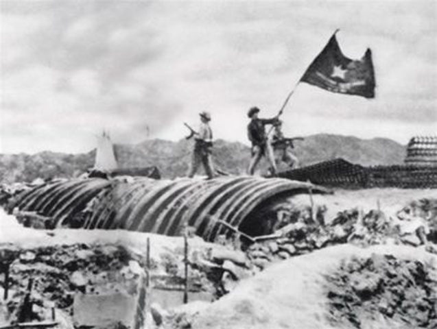 French in the battle of Dien Bien Phu