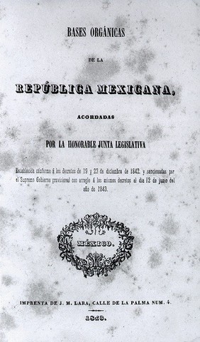 Bases orgánicas de la República Mexicana
