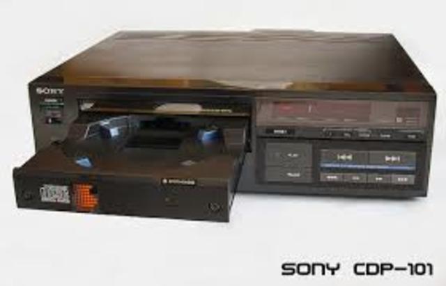 The company Sony invented the fist compact disc player