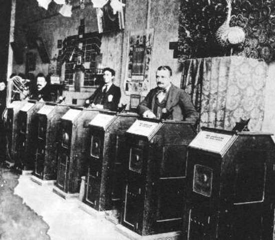 First kinetoscope parlor opened in New York