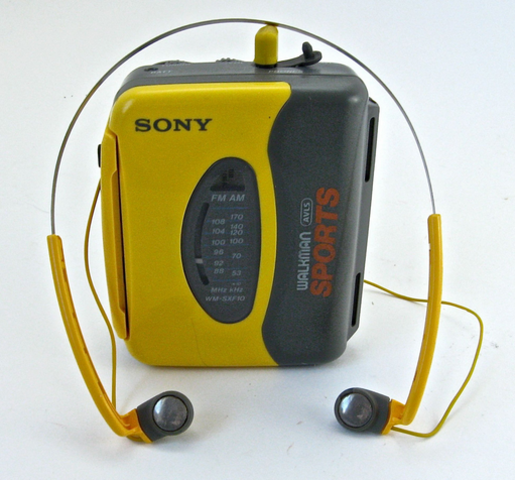 started using a Sony Sports walkman