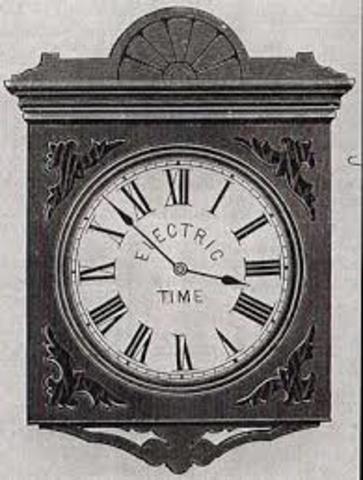 Alexander Bain, Scottish clockmaker, patented the electric clock in 1840.