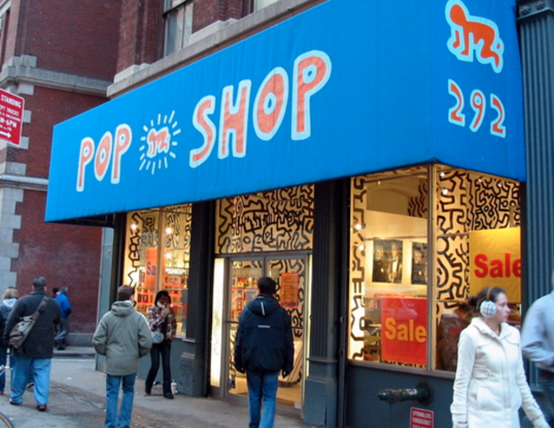 Went to the pop shop in the Village of NYC and bought Keith Haring posters