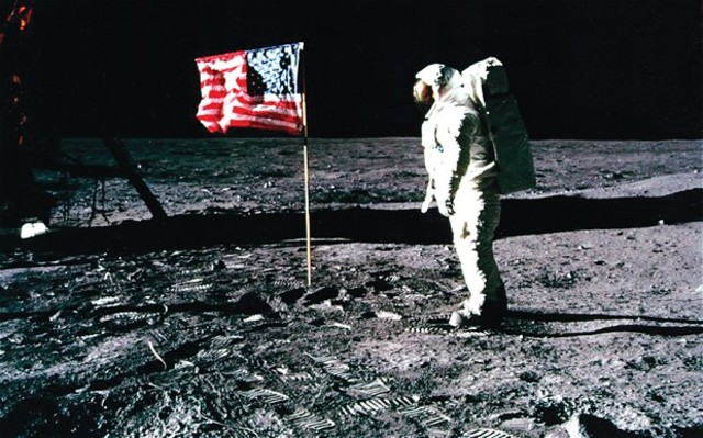 Neil Armstrong Steps on the Moon