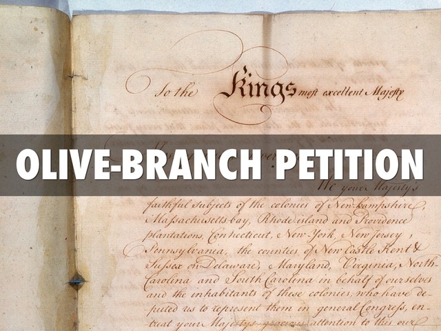 Number 19 Olive Branch Petition