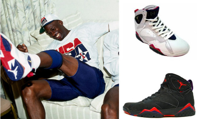 micheal jordan made the jordan 7s