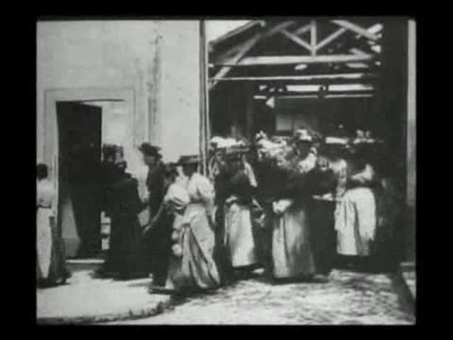 Lumiere brothers first public film screening