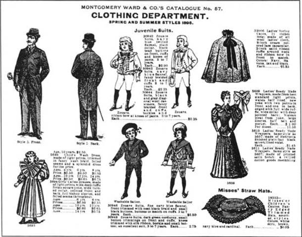 Clothing worn in 1840