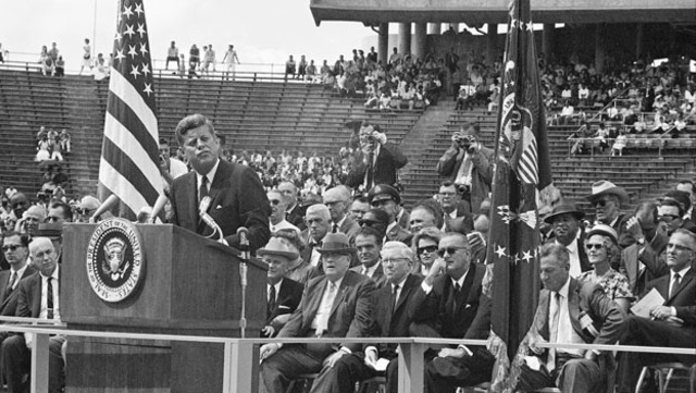 John F. Kennedy launches reasearch program