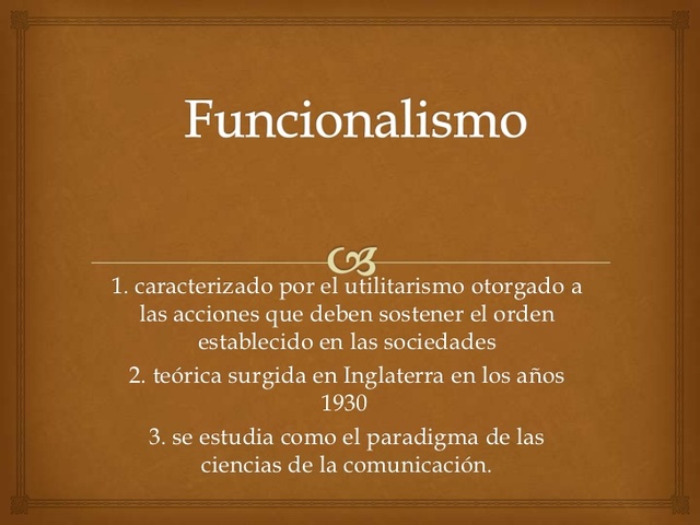 FUNCIONALISMO