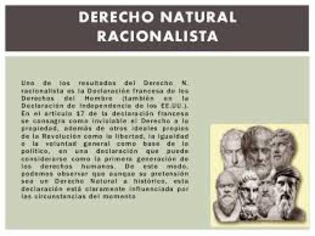 Derecho Natural Racionalista