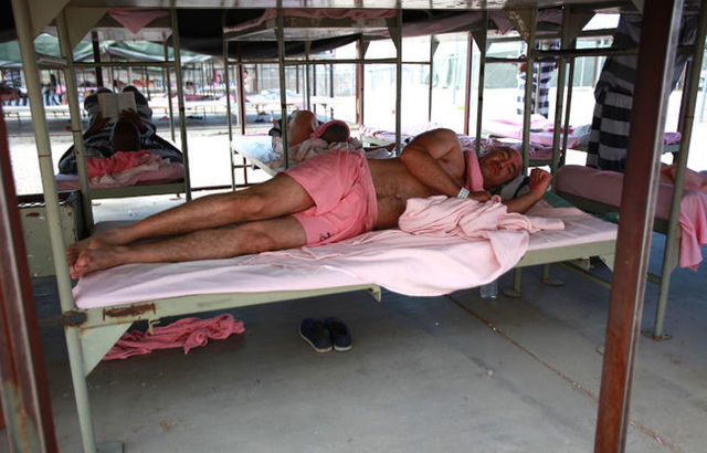 "It's 120 degrees in Iraq and the soldiers are living in tents, have to wear full body armor, and they didn't commit any crimes, so shut your mouths.