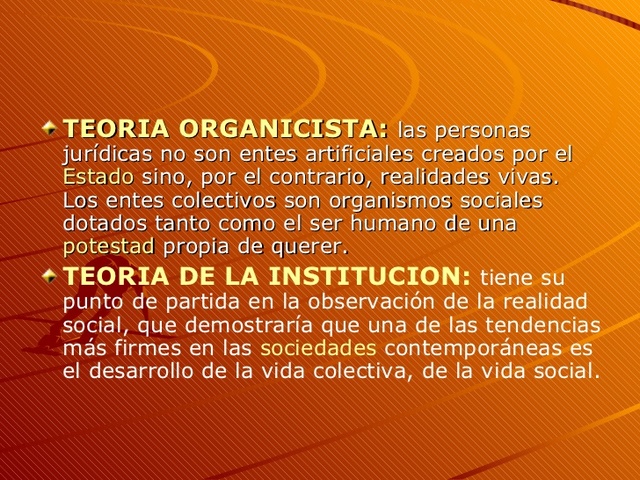 Teoría organicista