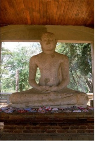 Buddhism was brought to Sri Lanka