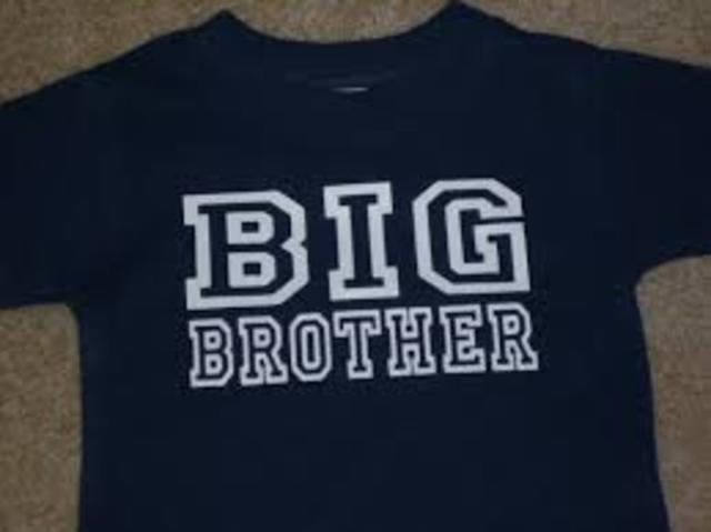 Poqueno hermano Carter nacer