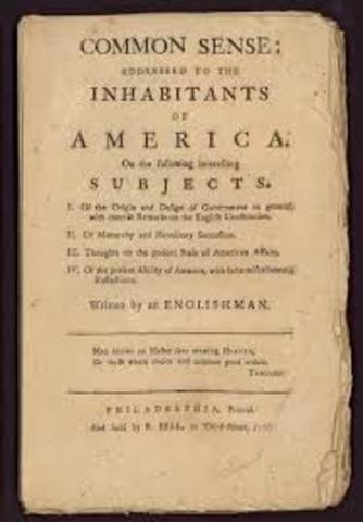 Thomas Paine's Common Sense published