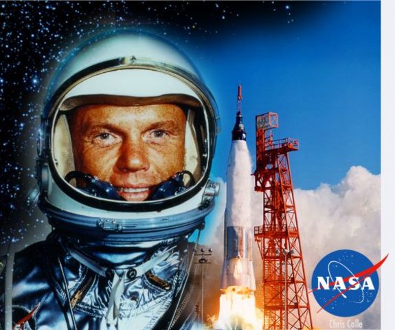First american to orbit the Earth