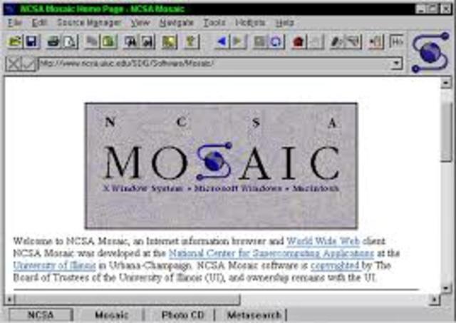 The Mosiac Web Browser