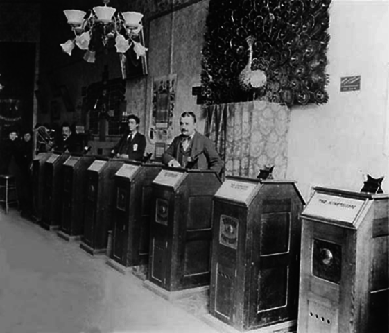 First kinetoscope parlor opened in New York