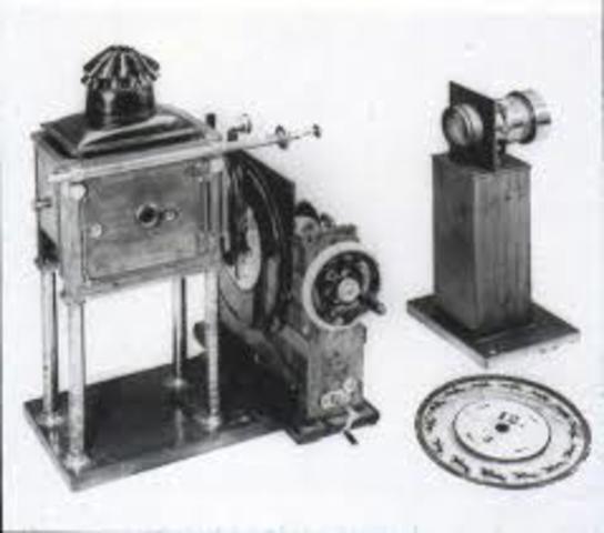 Eadward Muybridge ivented the Zoopraxiscope