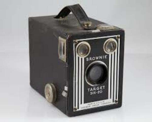 George Eastman introduces first hand held box camera