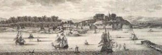 At the port of Dickson