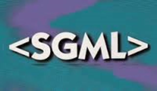 Standard Generalized Markup Language - SGML
