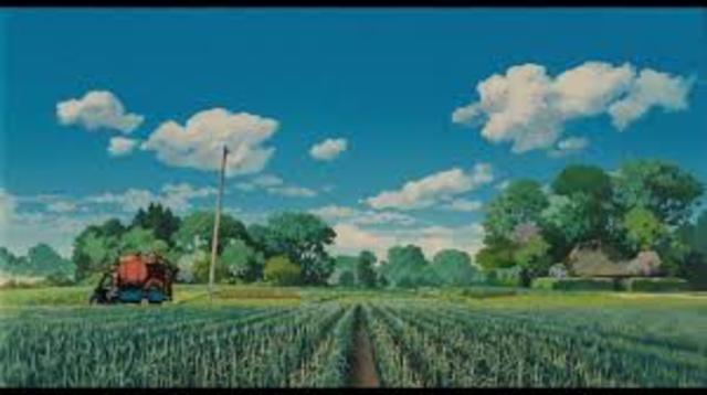 Satsuki and Mei move to their new house