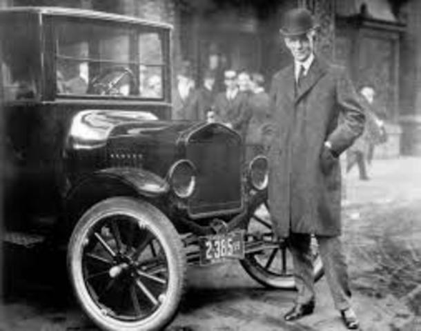 Henry Ford creates the Model T