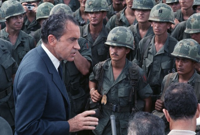 Nixon orders troops to come home