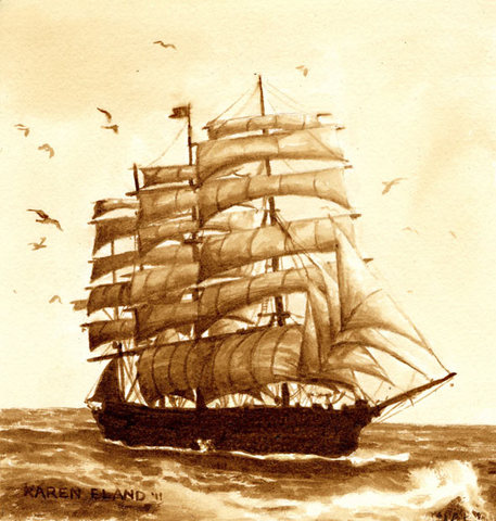 Start of the voyage