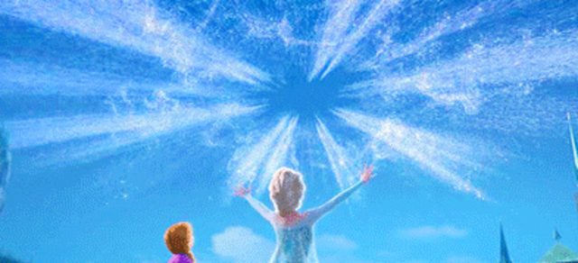 Elsa thaws Arendelle