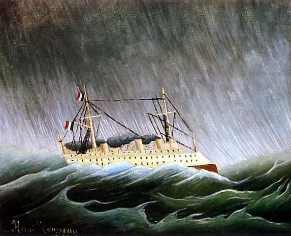 Storms at sea