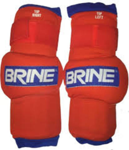 Older lacrosse elbow pads