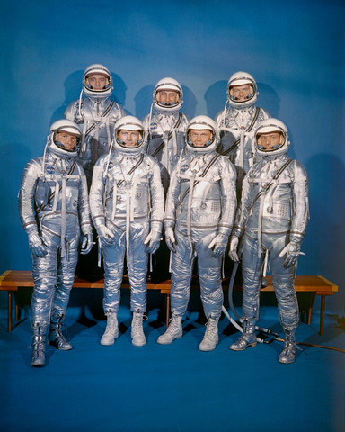 The mercury seven Astronauts were selected