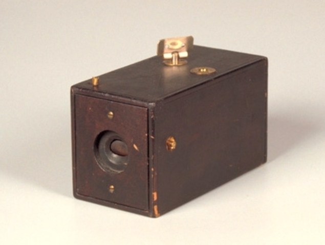 George Eastmen introduces the first Hand-Held Box Camera