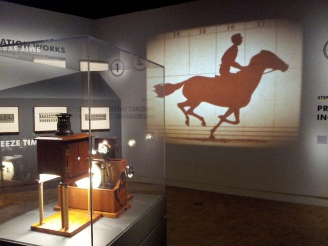 Zoopraxiscope projector invented