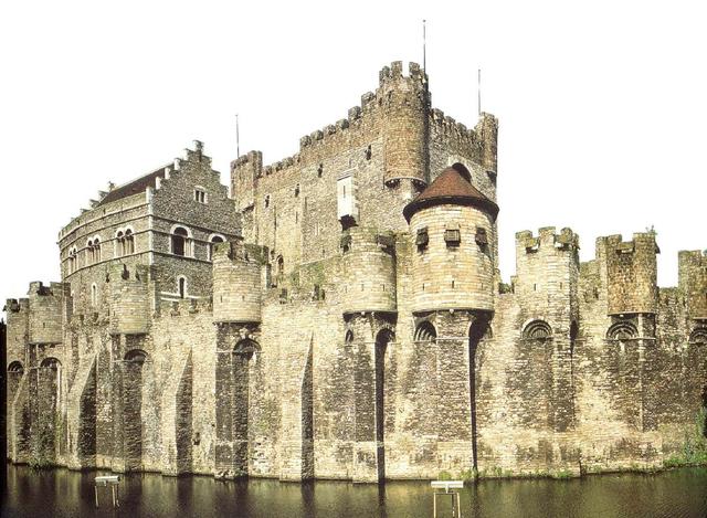 Vassals built castles