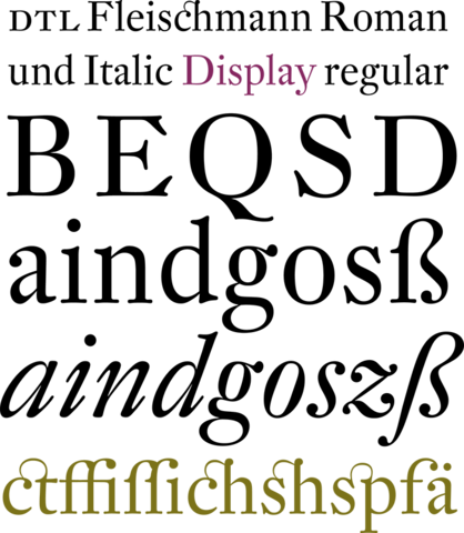 Johann Michael Fleischmann creo multitud de tipografías