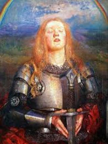 Joan of  arc burned at stake