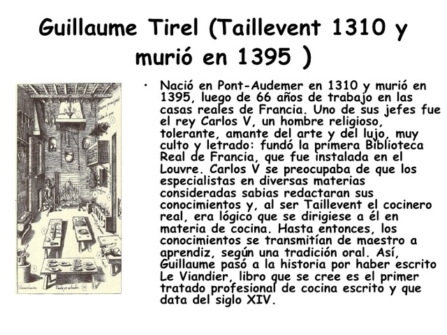 Guillaume Tirel  Taillevent.