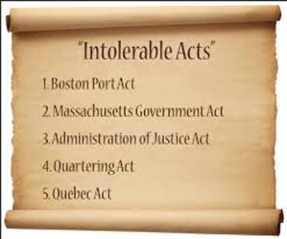 15. Intolerable Acts
