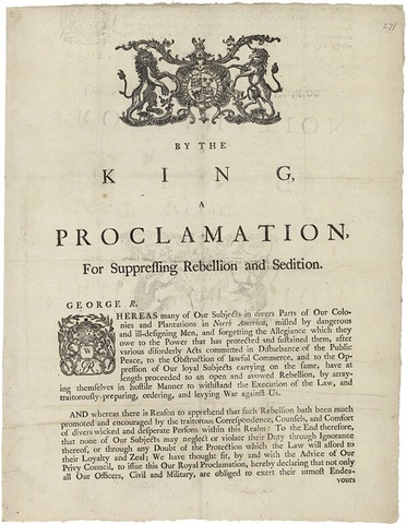 Proclamation Act
